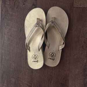 Reef Metallic Gold Sandals